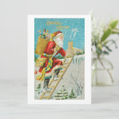 kerstcadeautje met kerstcadeau kaart (Staand voorkant)