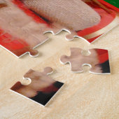 kerstcadeautje met kerstcadeaus moeilijk Jigzaag P Legpuzzel (Zijkant)