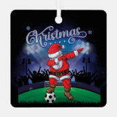 kerstcadeautje metalen ornament (Achterkant)