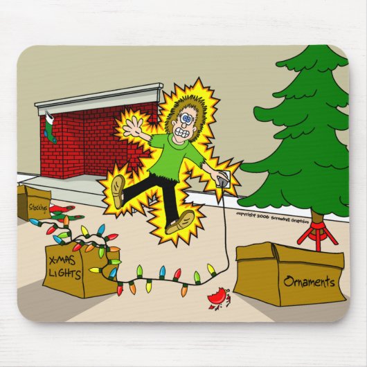 kerstcadeautje muismat (Voorkant)