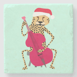 kerstcadeautje stenen onderzetter