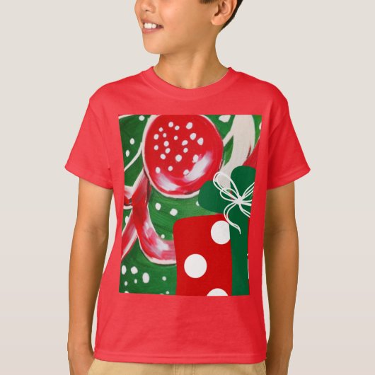 kerstcadeautje t-shirt (Voorkant)