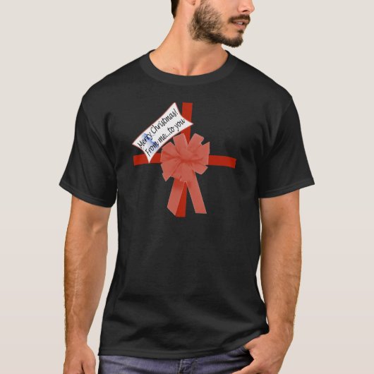 kerstcadeautje t-shirt (Voorkant)
