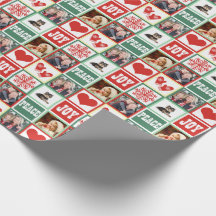 kerstcadeautje voeg vier favoriete familiefoto's t