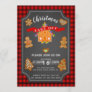 kerstcadeautje voor fundraiser-evenement kaart