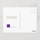 kerstcadeautjes Aangepaste serie Foto Briefkaart (Achterkant)