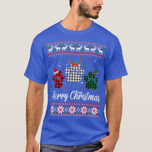 kerstcadeautjes afdrukken geplakt decorbeert lomp t-shirt