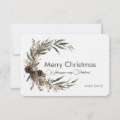 kerstcadeautjes bedankkaart (Voorkant)