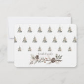 kerstcadeautjes bedankkaart (Achterkant)