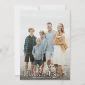 kerstcadeautjes Elegant Holiday Fotokaart Feestdagenkaart (Voorkant)