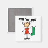 kerstcadeautjes en cadeautjes voor kerstcadeautjes magneet (Voorkant / Achterkant)