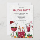 kerstcadeautjes feestdag uitnodiging (Voorkant)