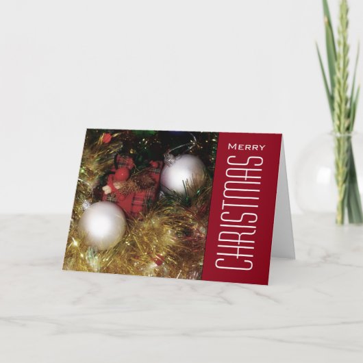 kerstcadeautjes feestdagen kaart (Voorkant)