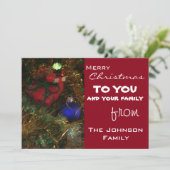 kerstcadeautjes feestdagenkaart (Staand voorkant)