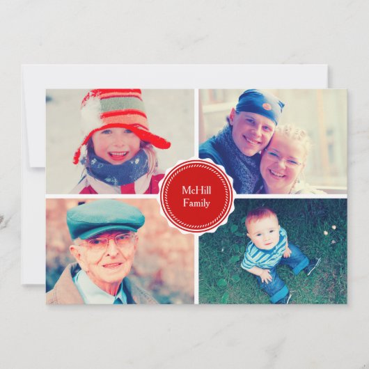 kerstcadeautjes feestdagenkaart (Voorkant)