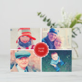 kerstcadeautjes feestdagenkaart (Staand voorkant)