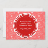 kerstcadeautjes feestdagenkaart (Achterkant)