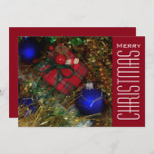 kerstcadeautjes feestdagenkaart (Voorkant / Achterkant)