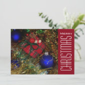 kerstcadeautjes feestdagenkaart (Staand voorkant)