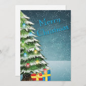 kerstcadeautjes feestdagenkaart (Voorkant / Achterkant)