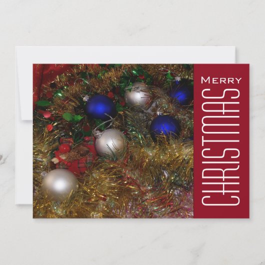 kerstcadeautjes feestdagenkaart (Voorkant)