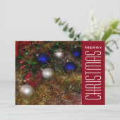 kerstcadeautjes feestdagenkaart (Staand voorkant)