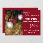 kerstcadeautjes feestdagenkaart (Voorkant / Achterkant)