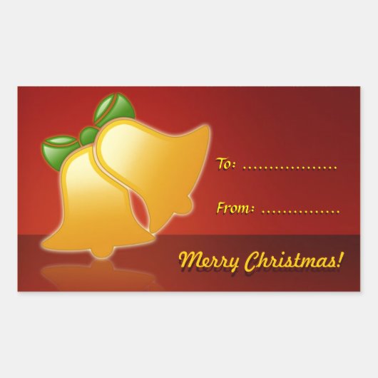 kerstcadeautjes Label Sticker (Voorkant)