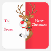 kerstcadeautjes Labels stickers (Voorkant)