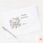 kerstcadeautjes Labels stickers (Envelop)