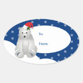 kerstcadeautjes Labels stickers (Voorkant)