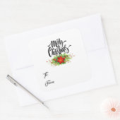 kerstcadeautjes Labels stickers (Envelop)