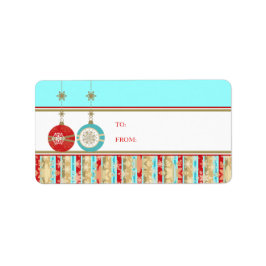 kerstcadeautjes Labels stickers