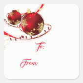 kerstcadeautjes Labels stickers (Voorkant)