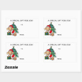 kerstcadeautjes Labels zelfklevend (Vel)