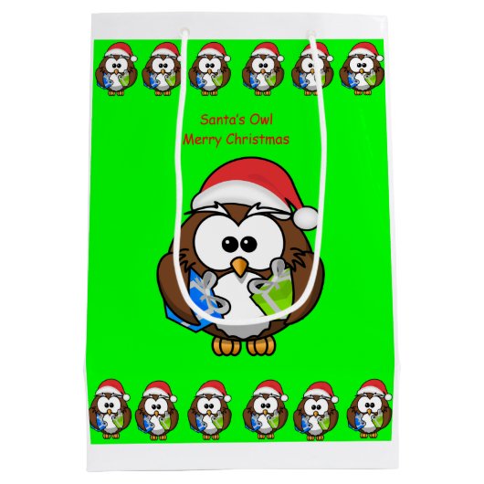 kerstcadeautjes medium cadeauzakje (Achterkant)