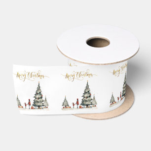 Kerstcadeautjes onder de boom lint