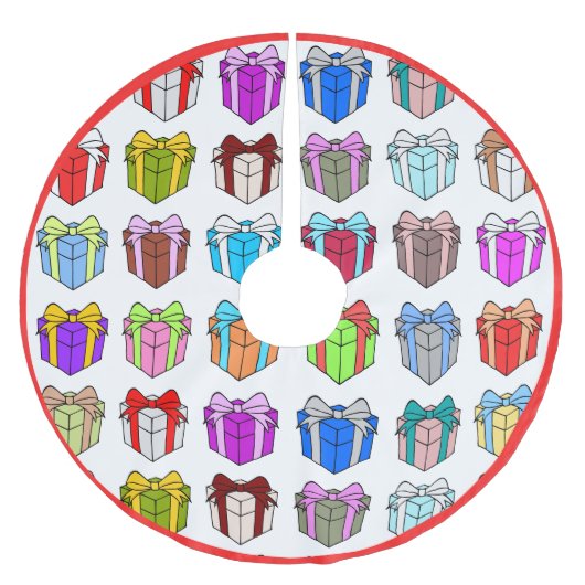 kerstcadeautjes onder de kerstboom rok (Voorkant)