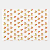 kerstcadeautjes Pelicans Inpakpapier Vel (Voorkant 3)