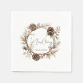 kerstcadeautjes servet (Voorkant)