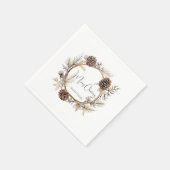 kerstcadeautjes servet (Hoek)