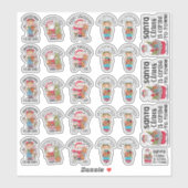 kerstcadeautjes sticker (Vel)