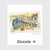 kerstcadeautjes uit de familie Griswold Sticker (Vel)