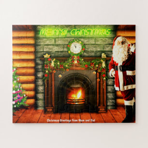 kerstcadeautjes van Santa Claus Legpuzzel