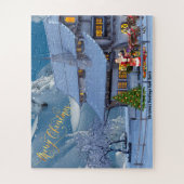 kerstcadeautjes van Santa Legpuzzel (Verticaal)