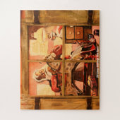 kerstcadeautjes van Santa Legpuzzel (Verticaal)