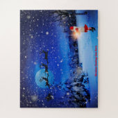 kerstcadeautjes van Santa Legpuzzel (Verticaal)