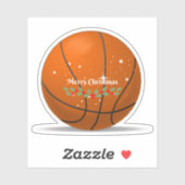 kerstcadeautjes voor Basketball Sticker (Vel)