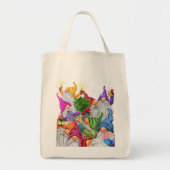 kerstcadeautjes voor Canvas tas (Voorkant)