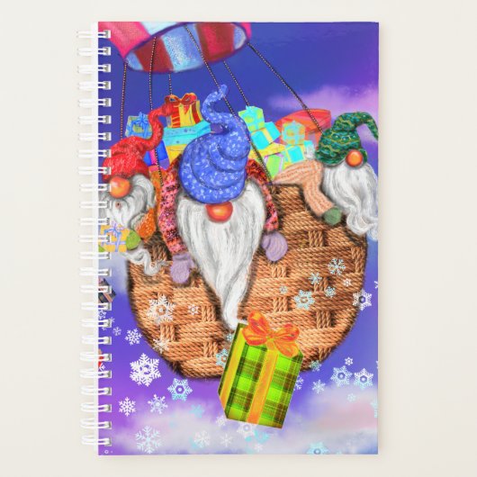 kerstcadeautjes voor een ballon en cadeautjes planner (Voorkant)
